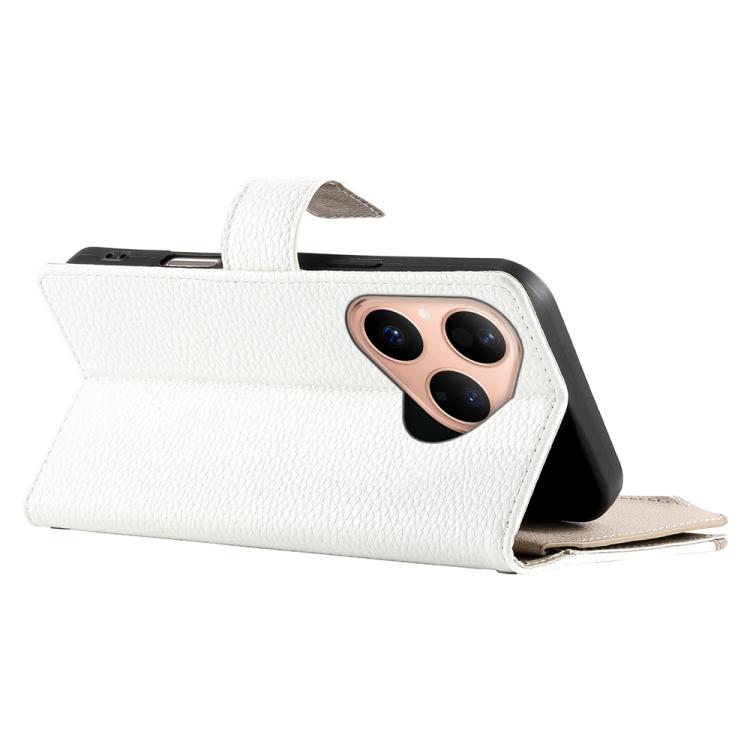 For Huawei Pura 80 5G Stitching Multi-card Zipper Wallet Leather Phone Case with Short Strap
