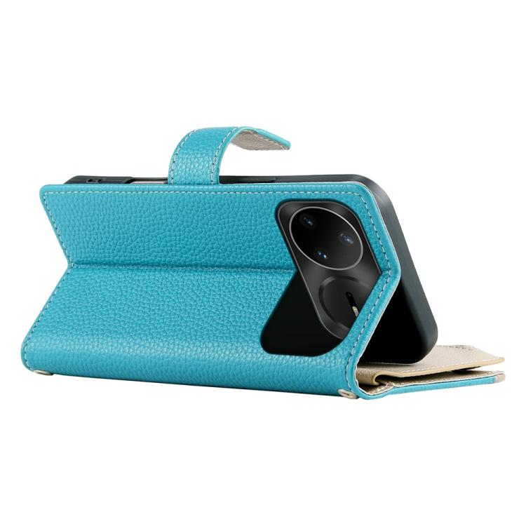 For Huawei nova 15 Pro / nova 15 Ultra Stitching Multi-card Zipper Wallet Leather Phone Case with Short Strap