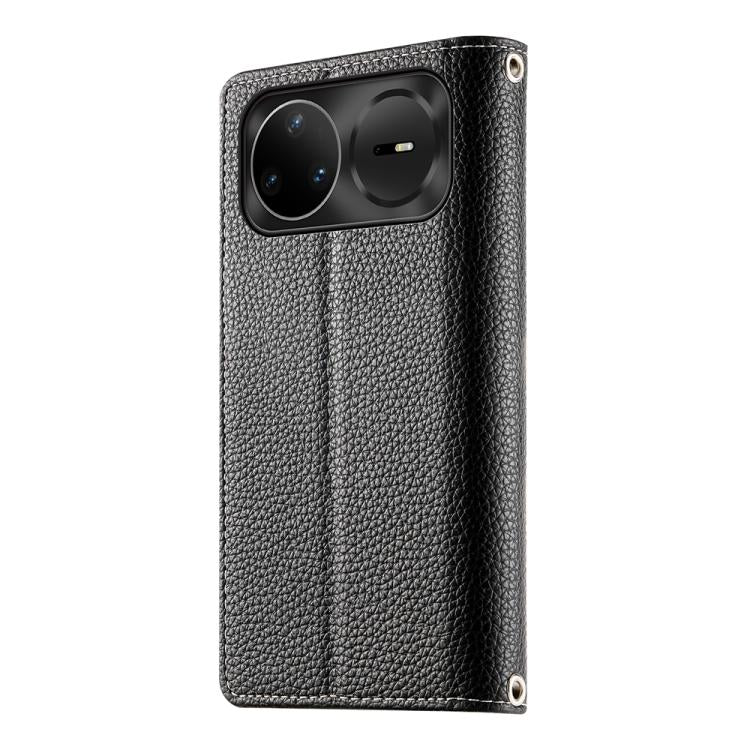 For Huawei nova 15 Pro / nova 15 Ultra Stitching Multi-card Zipper Wallet Leather Phone Case with Short Strap