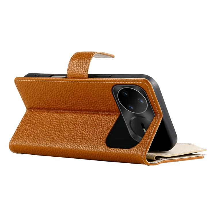 For Huawei nova 15 Pro / nova 15 Ultra Stitching Multi-card Zipper Wallet Leather Phone Case with Short Strap