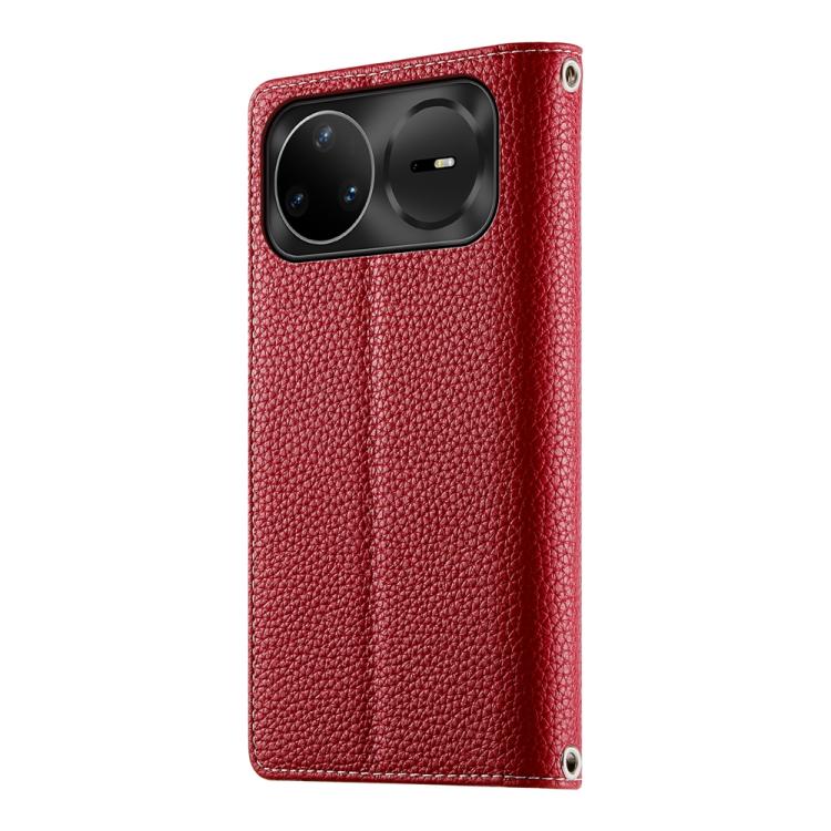 For Huawei nova 15 Pro / nova 15 Ultra Stitching Multi-card Zipper Wallet Leather Phone Case with Short Strap