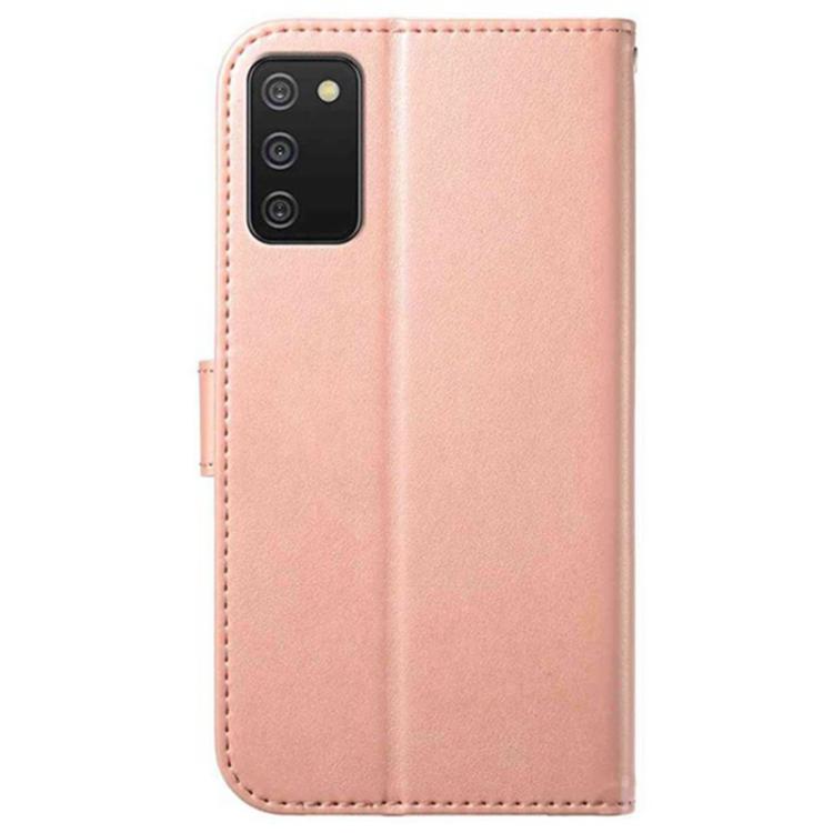 For Samsung Galaxy A02s Lambskin 8-card Slot Leather Phone Case
