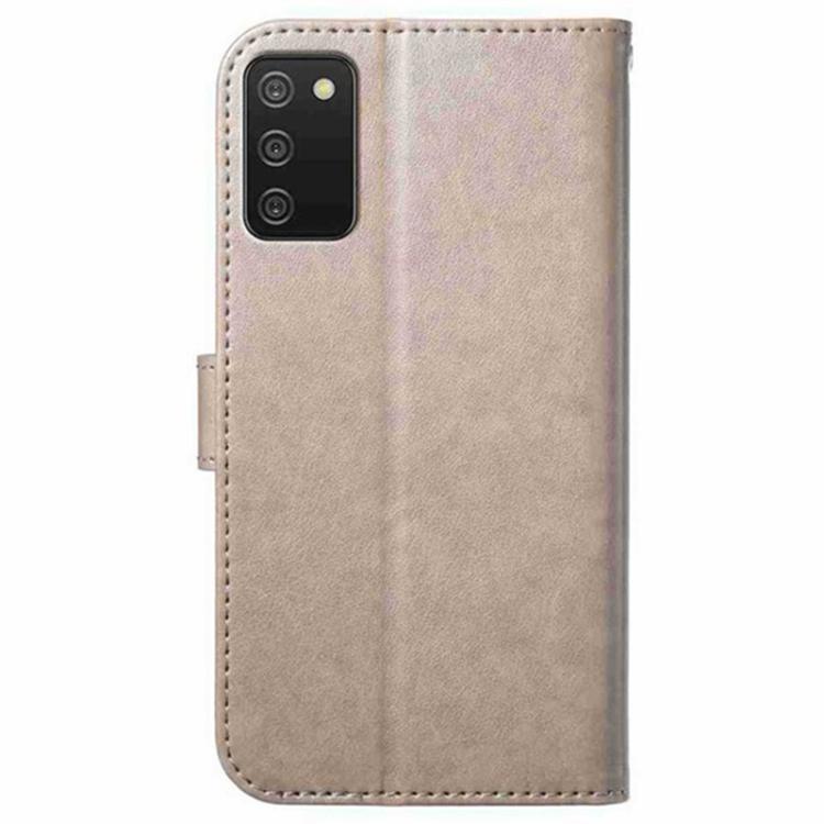 For Samsung Galaxy A02s Lambskin 8-card Slot Leather Phone Case