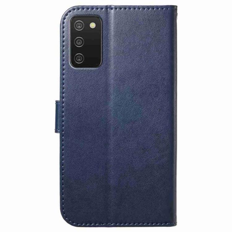For Samsung Galaxy A02s Lambskin 8-card Slot Leather Phone Case