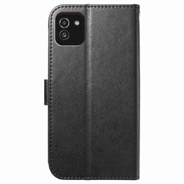 For Samsung Galaxy A03 Lambskin 8-card Slot Leather Phone Case
