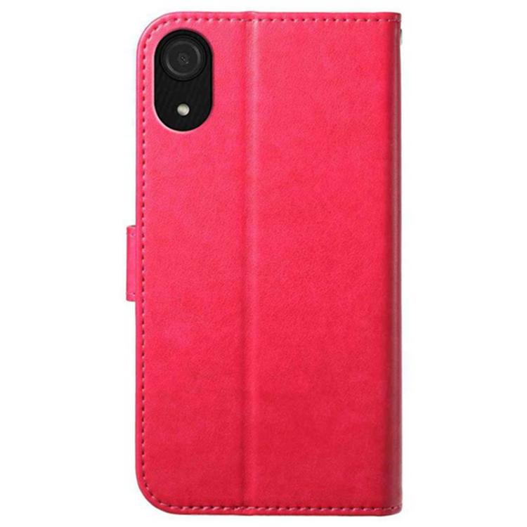 For Samsung Galaxy A03 Core Lambskin 8-card Slot Leather Phone Case