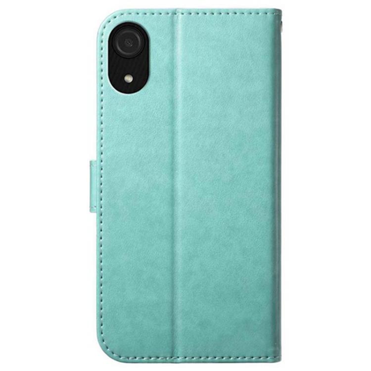 For Samsung Galaxy A03 Core Lambskin 8-card Slot Leather Phone Case