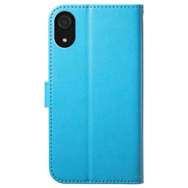 For Samsung Galaxy A03 Core Lambskin 8-card Slot Leather Phone Case