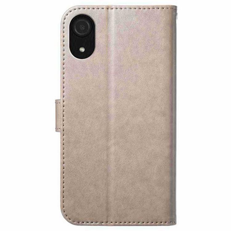 For Samsung Galaxy A03 Core Lambskin 8-card Slot Leather Phone Case