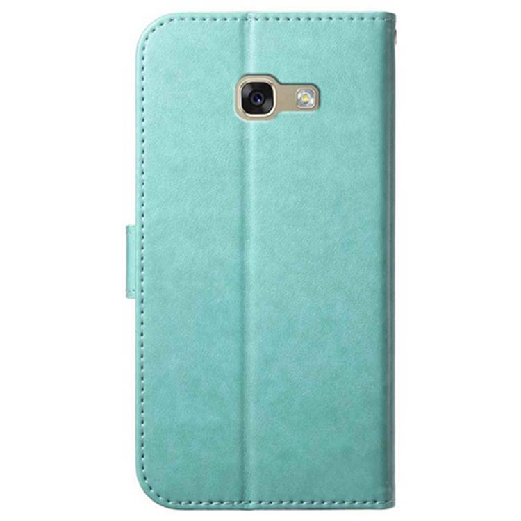 For Samsung Galaxy A3 Lambskin 8-card Slot Leather Phone Case