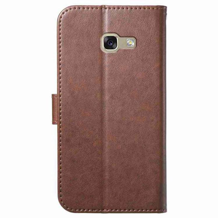 For Samsung Galaxy A3 Lambskin 8-card Slot Leather Phone Case