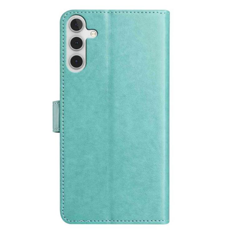 For Samsung Galaxy A04s Lambskin 8-card Slot Leather Phone Case