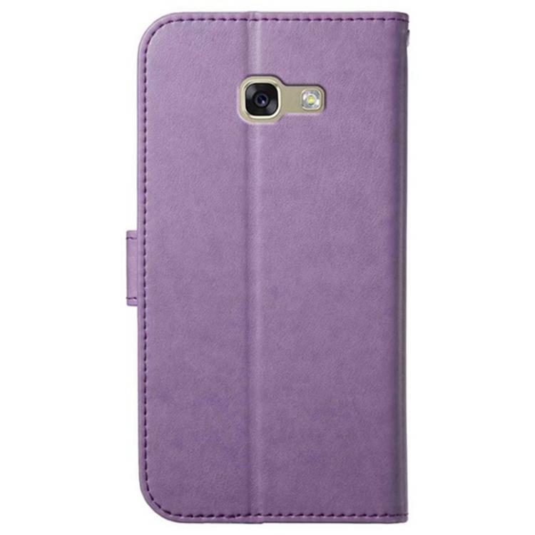 For Samsung Galaxy A5 2017 Lambskin 8-card Slot Leather Phone Case
