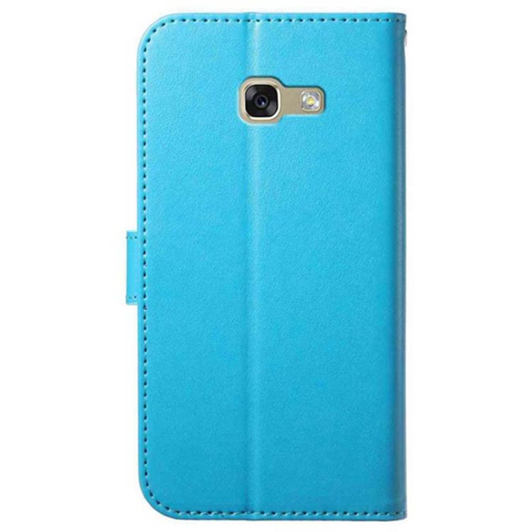For Samsung Galaxy A5 2017 Lambskin 8-card Slot Leather Phone Case