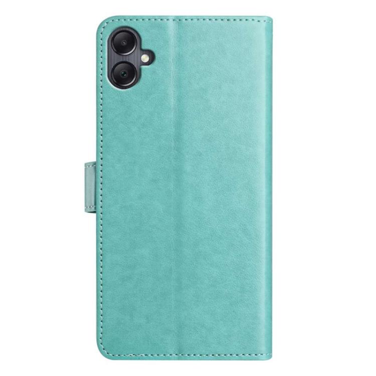 For Samsung Galaxy A06 5G Lambskin 8-card Slot Leather Phone Case