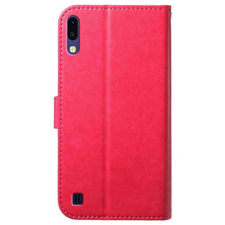 For Samsung Galaxy A10 / M10 Lambskin 8-card Slot Leather Phone Case