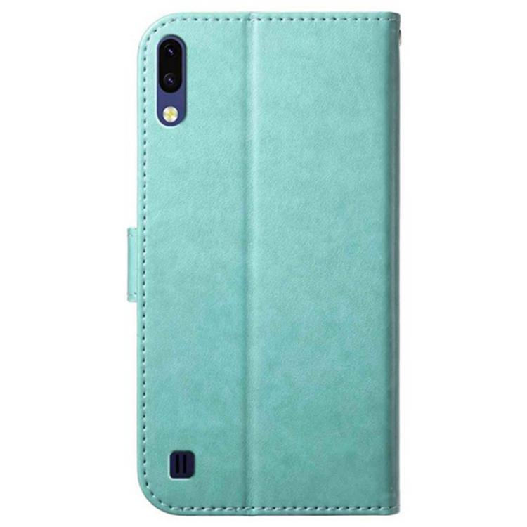 For Samsung Galaxy A10 / M10 Lambskin 8-card Slot Leather Phone Case
