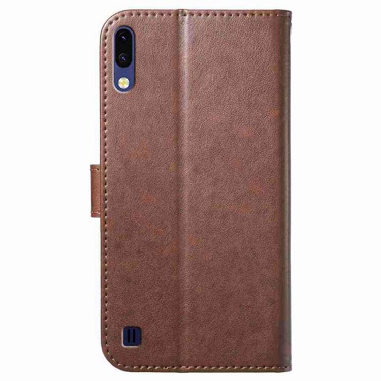 For Samsung Galaxy A10 / M10 Lambskin 8-card Slot Leather Phone Case
