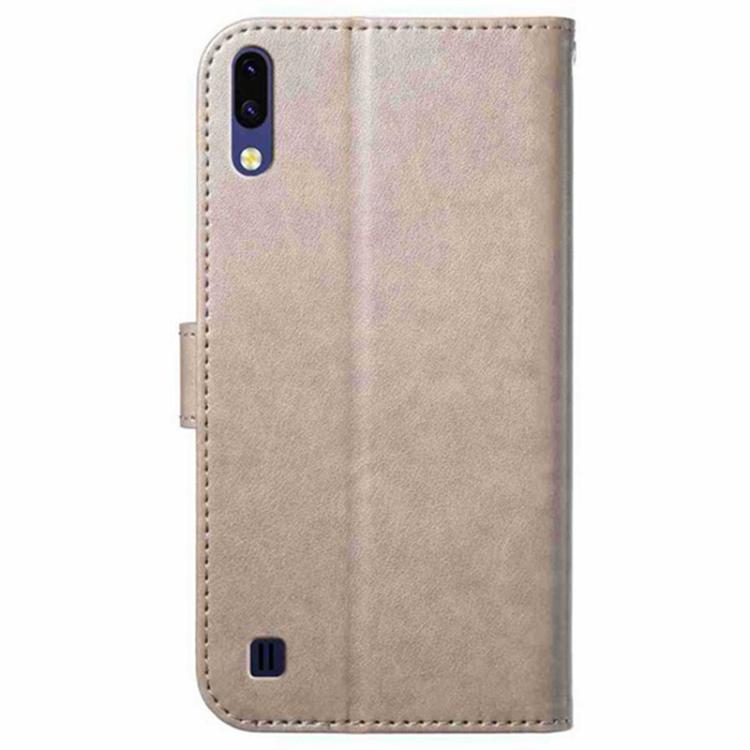 For Samsung Galaxy A10 / M10 Lambskin 8-card Slot Leather Phone Case