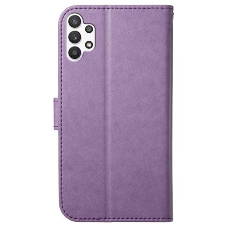For Samsung Galaxy A13 4G Lambskin 8-card Slot Leather Phone Case