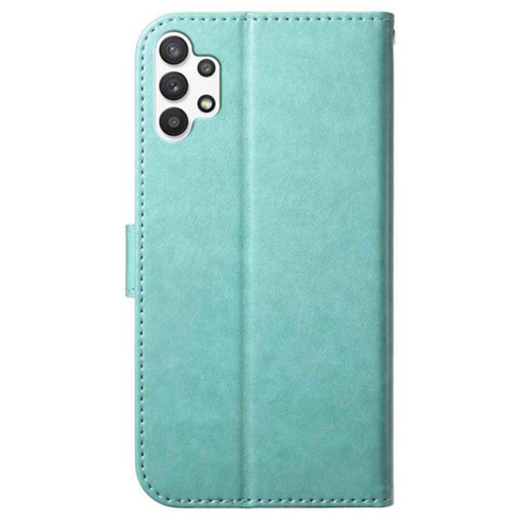 For Samsung Galaxy A13 4G Lambskin 8-card Slot Leather Phone Case
