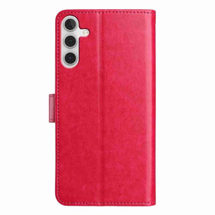 For Samsung Galaxy A15 5G Lambskin 8-card Slot Leather Phone Case