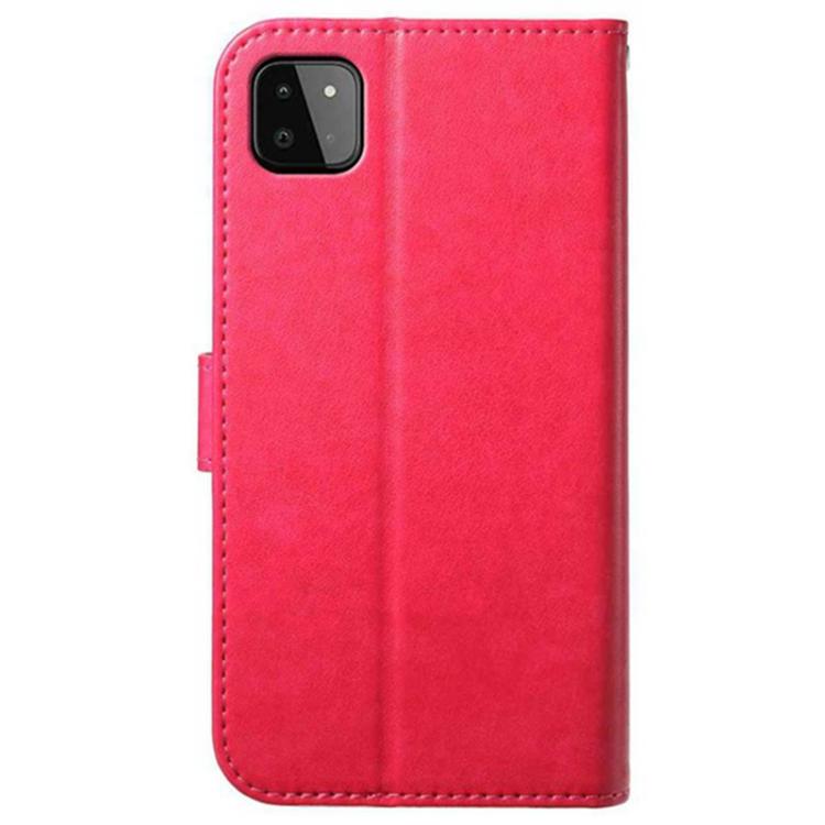 For Samsung Galaxy A22 5G Lambskin 8-card Slot Leather Phone Case