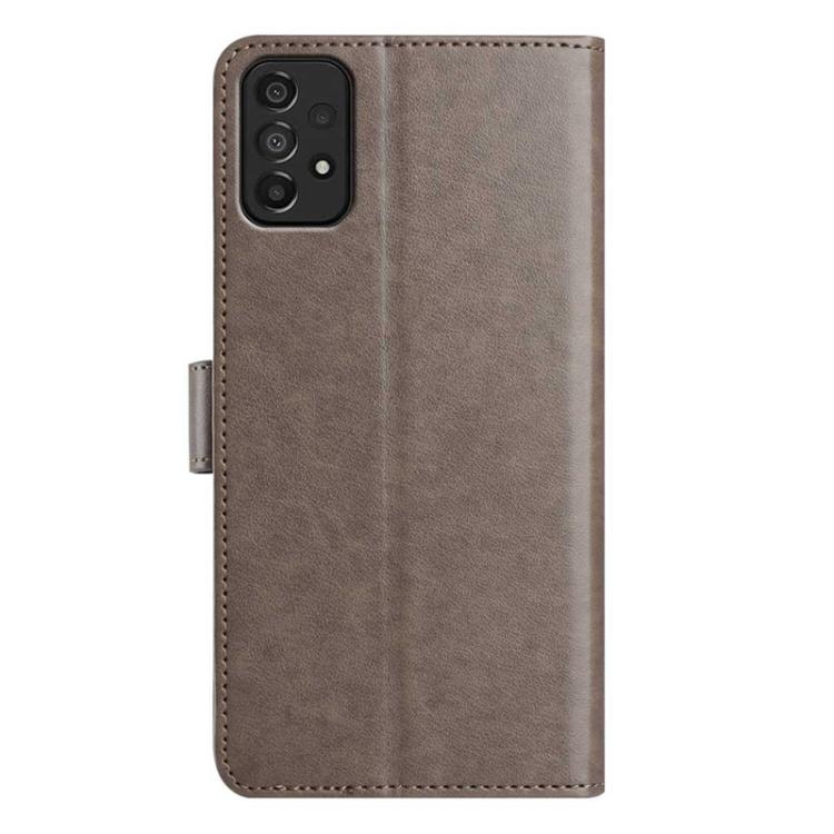 For Samsung Galaxy A23 5G Lambskin 8-card Slot Leather Phone Case