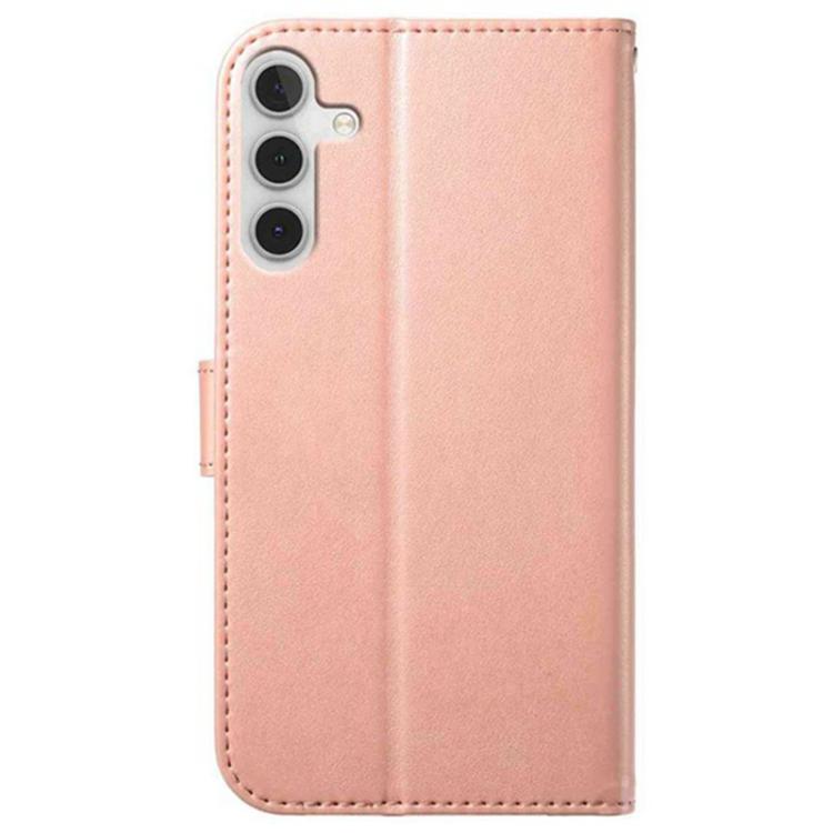 For Samsung Galaxy A24 4G Lambskin 8-card Slot Leather Phone Case