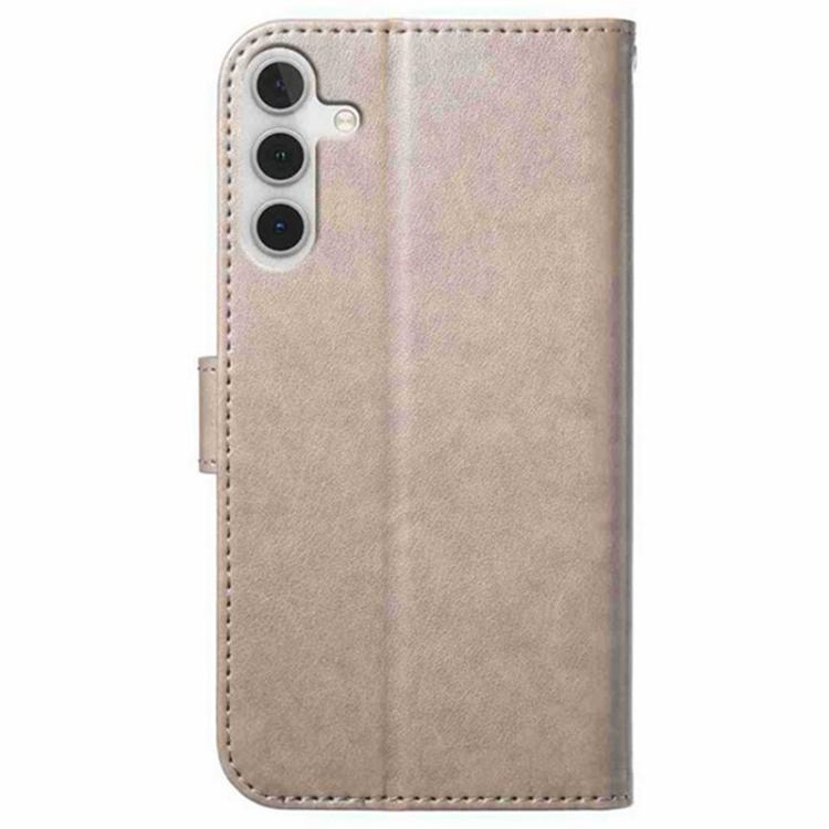 For Samsung Galaxy A24 4G Lambskin 8-card Slot Leather Phone Case