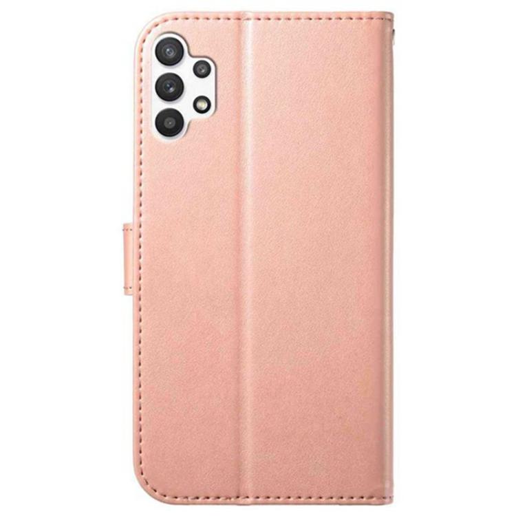 For Samsung Galaxy A32 4G Lambskin 8-card Slot Leather Phone Case