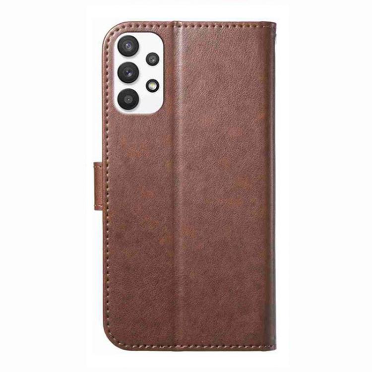 For Samsung Galaxy A33 5G Lambskin 8-card Slot Leather Phone Case