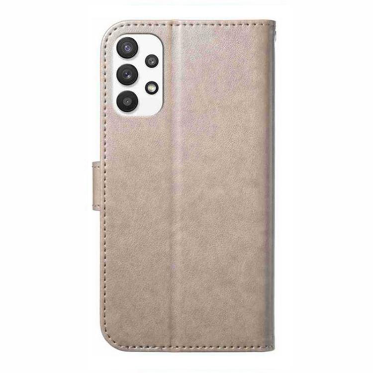 For Samsung Galaxy A33 5G Lambskin 8-card Slot Leather Phone Case