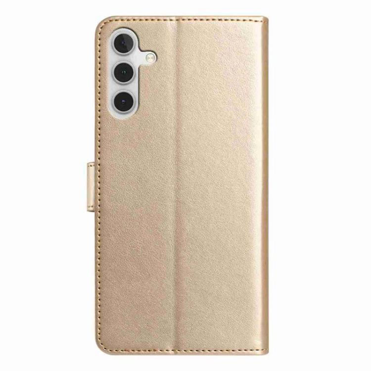 For Samsung Galaxy A35 5G Lambskin 8-card Slot Leather Phone Case