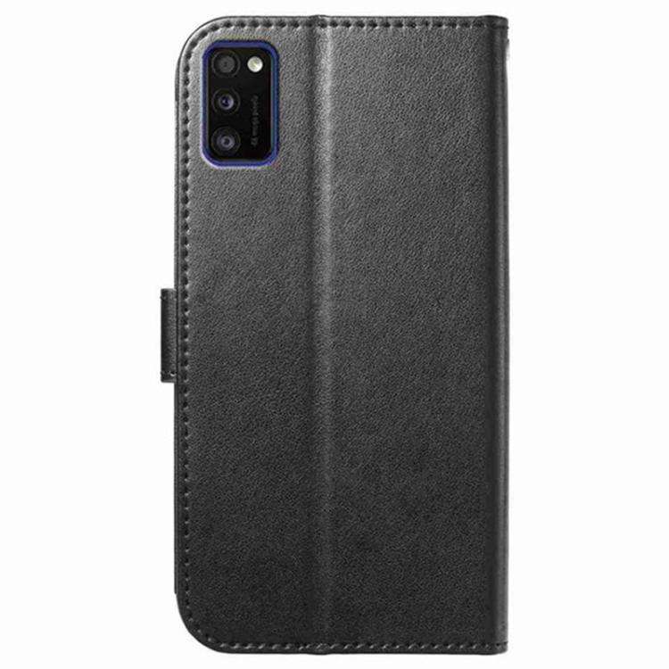 For Samsung Galaxy A41 Lambskin 8-card Slot Leather Phone Case
