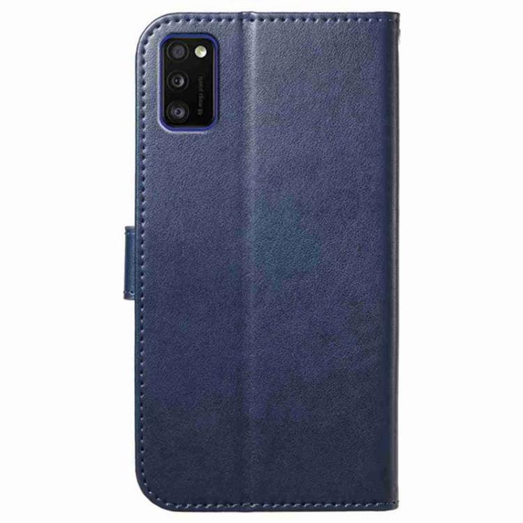 For Samsung Galaxy A41 Lambskin 8-card Slot Leather Phone Case