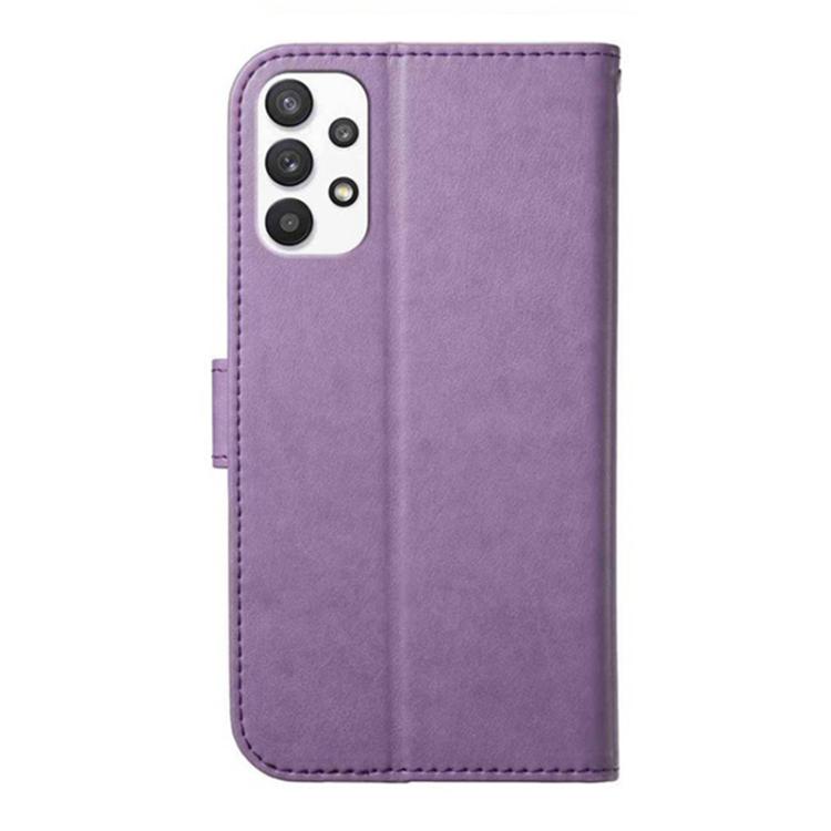 For Samsung Galaxy A52 5G Lambskin 8-card Slot Leather Phone Case