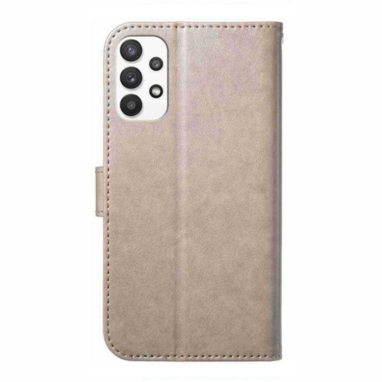 For Samsung Galaxy A52 5G Lambskin 8-card Slot Leather Phone Case
