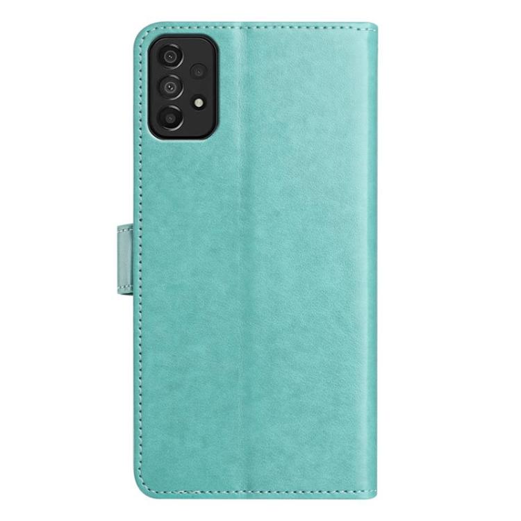 For Samsung Galaxy A53 5G Lambskin 8-card Slot Leather Phone Case