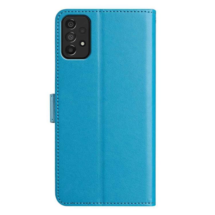 For Samsung Galaxy A53 5G Lambskin 8-card Slot Leather Phone Case