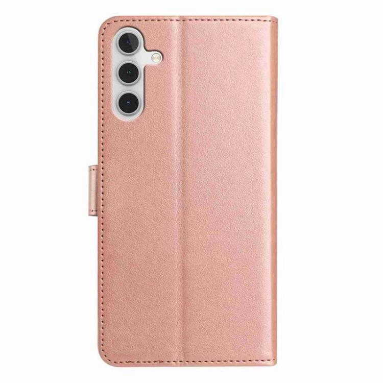 For Samsung Galaxy A55 5G Lambskin 8-card Slot Leather Phone Case