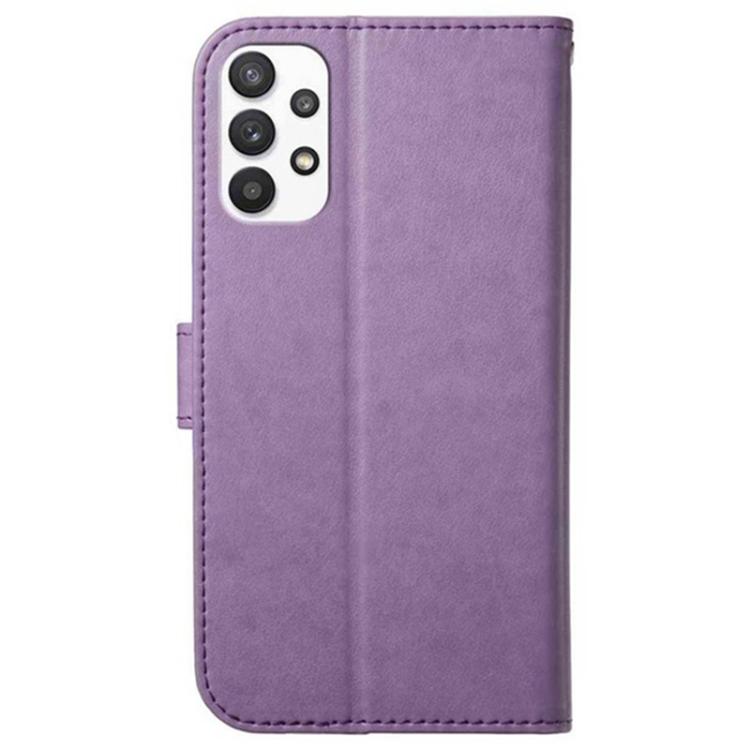 For Samsung Galaxy A73 5G Lambskin 8-card Slot Leather Phone Case