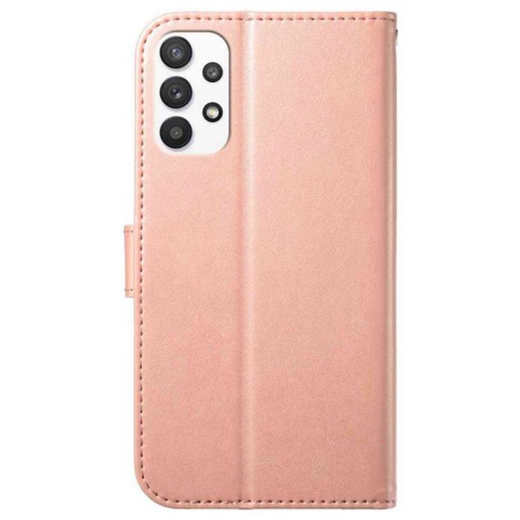 For Samsung Galaxy A73 5G Lambskin 8-card Slot Leather Phone Case