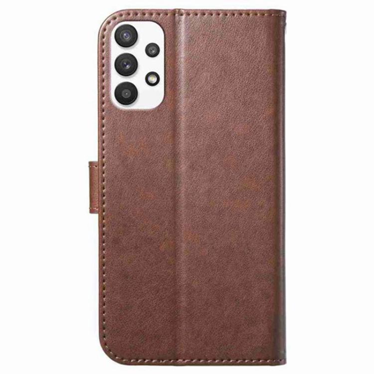 For Samsung Galaxy A73 5G Lambskin 8-card Slot Leather Phone Case
