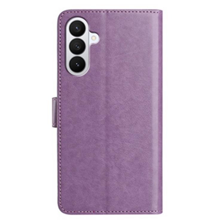 For Samsung Galaxy A57 5G Lambskin 8-card Slot Leather Phone Case