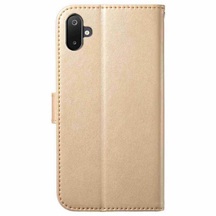 For Samsung Galaxy F06 5G Lambskin 8-card Slot Leather Phone Case