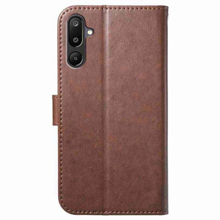 For Samsung Galaxy F16 5G Lambskin 8-card Slot Leather Phone Case