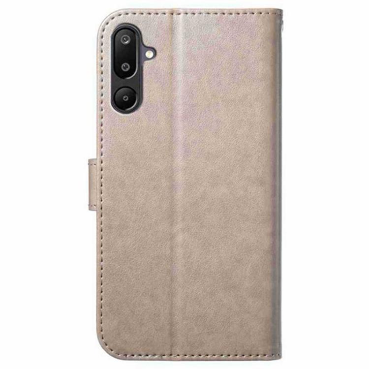 For Samsung Galaxy F16 5G Lambskin 8-card Slot Leather Phone Case