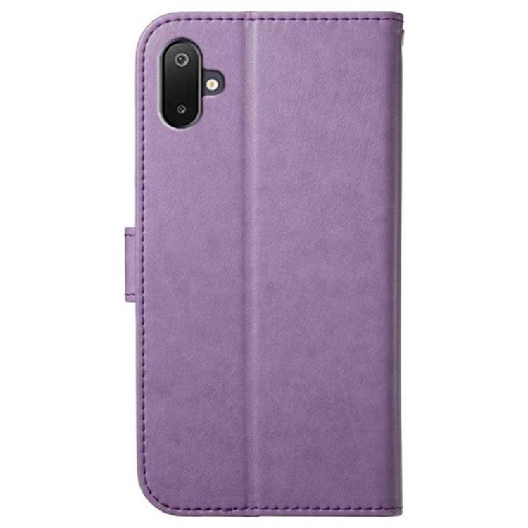 For Samsung Galaxy M06 5G Lambskin 8-card Slot Leather Phone Case