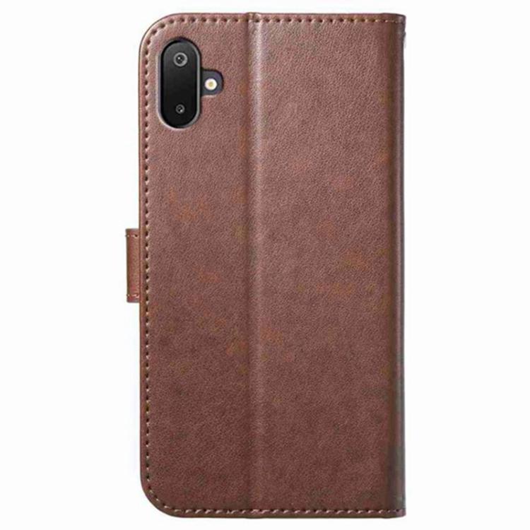 For Samsung Galaxy M06 5G Lambskin 8-card Slot Leather Phone Case